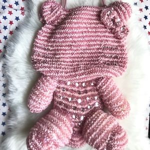 Hello Kitty Knit Handbag- Wire handle